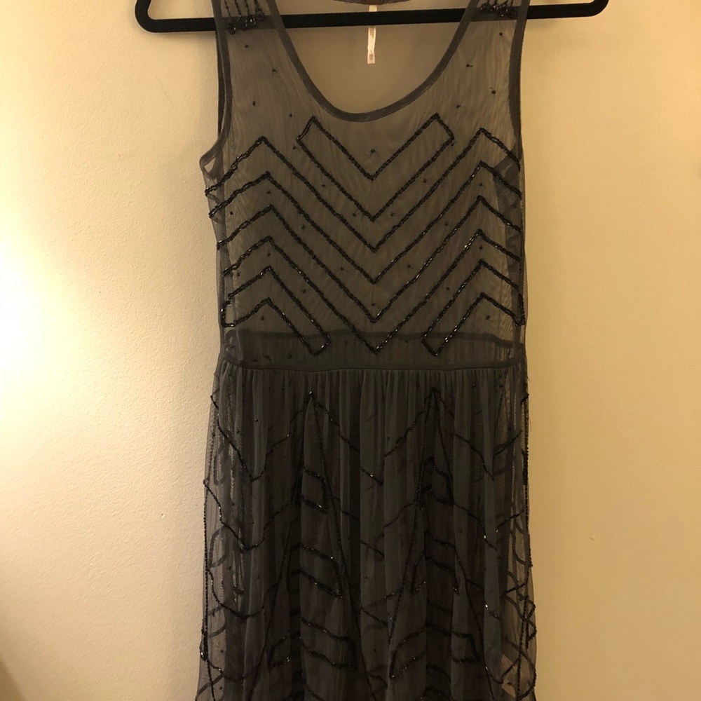 FREE People Tunic sequin tunic dress top XS